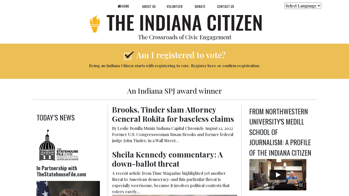 THE INDIANA CITIZEN