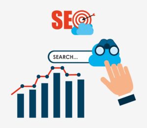 A graphical illustration of SEO ranking factors.
